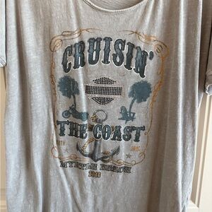 Harley-Davidson Gray Graphic Tee